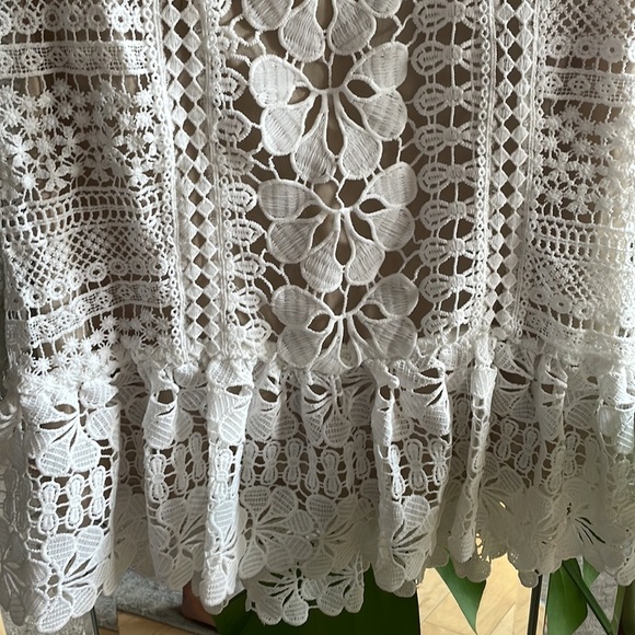 Tallulah Off shoulder white lace dress xs NWT selfie Leslie - Picture 3 of 11
